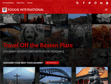 Tablet Screenshot of foodieinternational.com